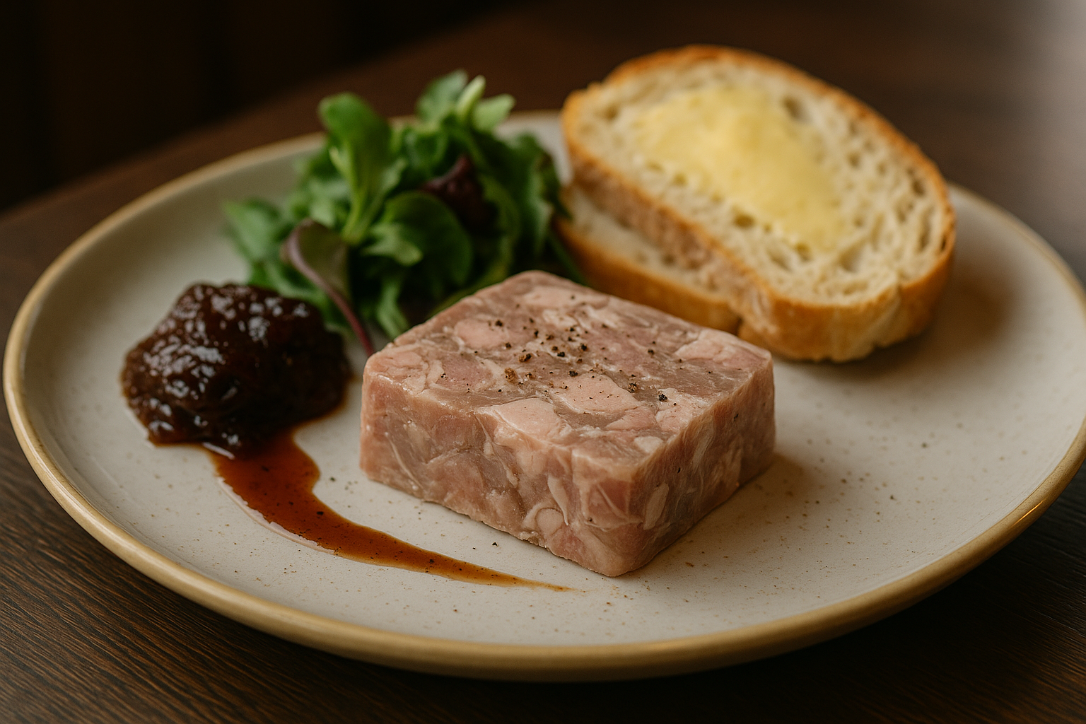 Chicken & Smoked Ham Hock Terrine