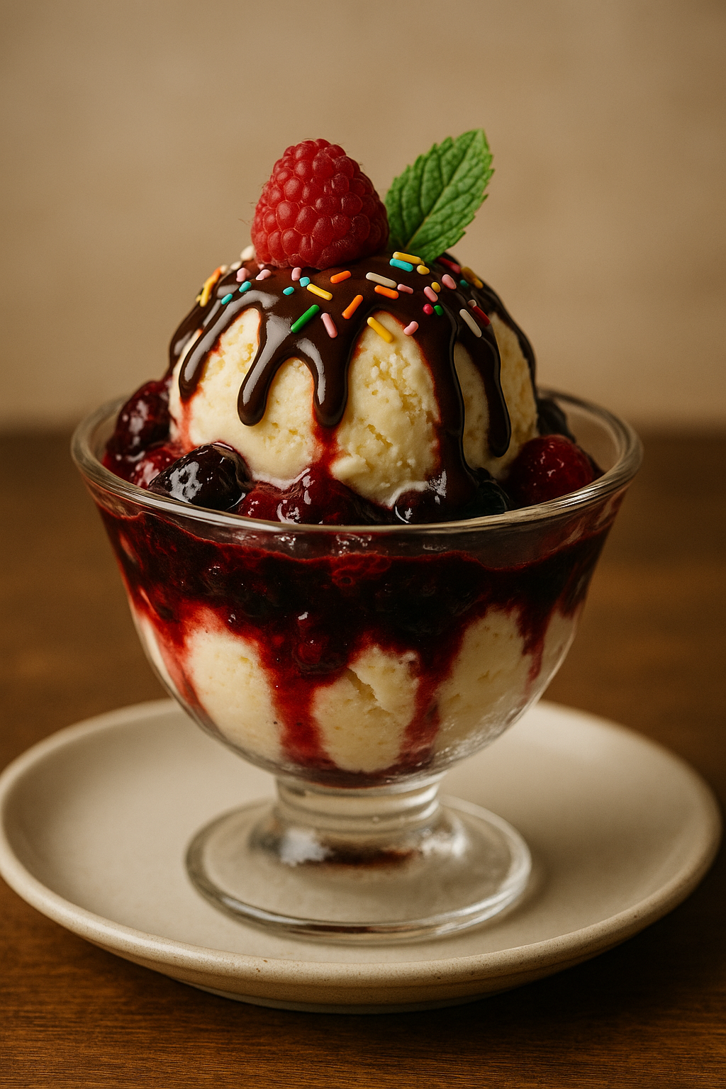 Forest Fruits Sundae