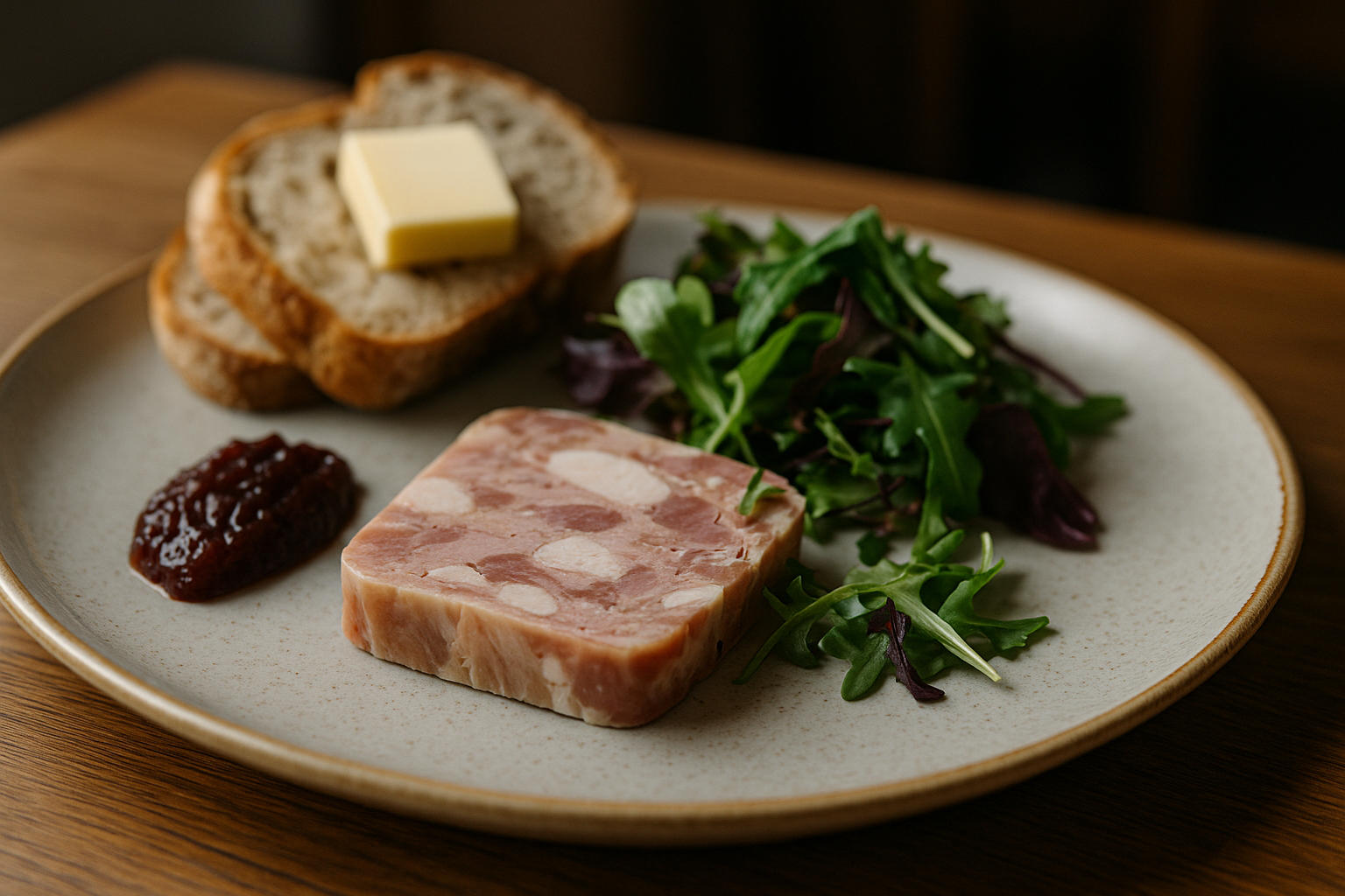 Chicken & Smoked Ham Hock Terrine